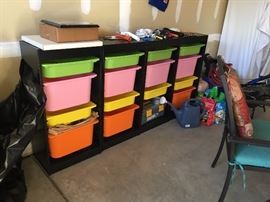 Bins for storage