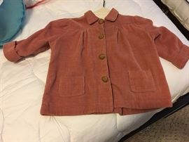 Child's vintage corduroy jacket