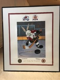 McKimson  Avalance signature  signed and numbered print