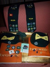 Girl Scout and Brownie items