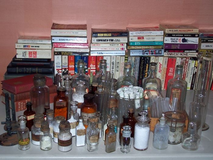 Vintage Chemistry Bottles