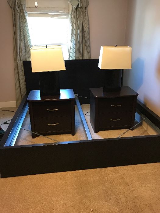 Nearly new King-size bed frame