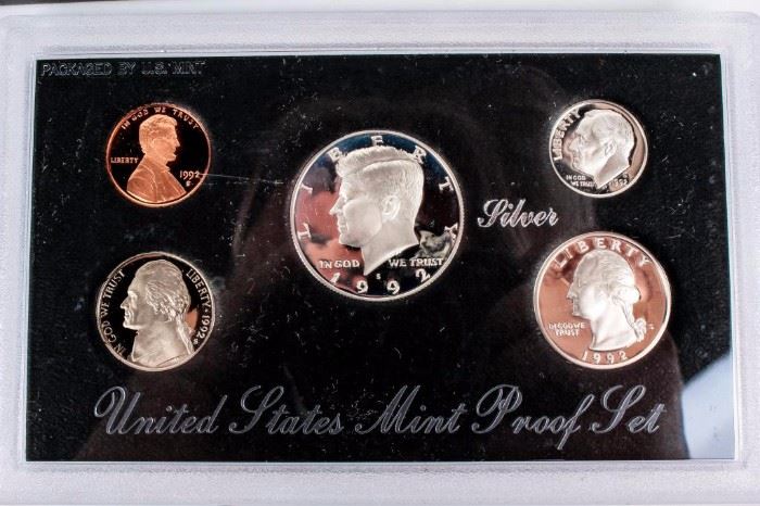 Lot 4a - Coin 1992 United States Silver Proof Set