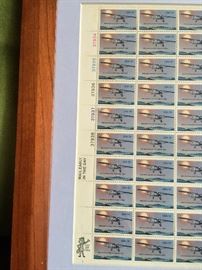 Lindbergh 50th Anniversary Block of Stamps