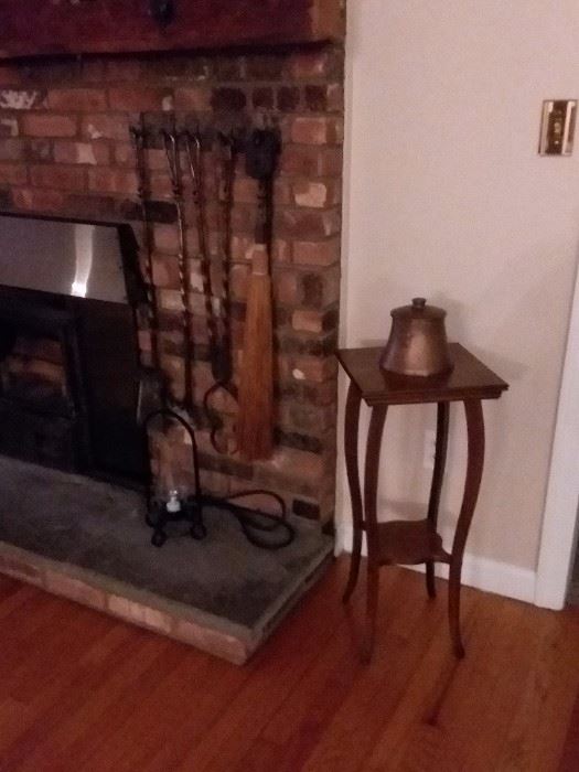 Vintage fireplace accesories