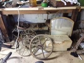 Antique Wagon Wheels