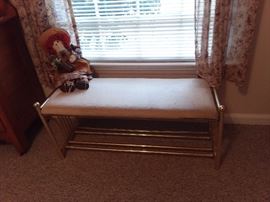 Brass bench