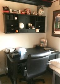 Desk w/ matching wall unit