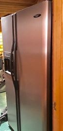 Frigidaire stainless refrigerator
(2-3 yrs. old)