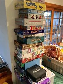 Games and lots of kids toys, dolls (Barbie/American Girl), electronic games, etc.