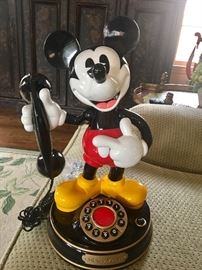 Telemania Mickey Mouse animated/talking phone -- works perfectly.