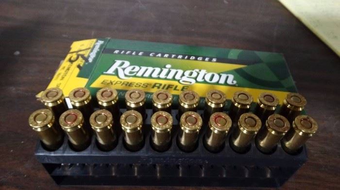 Box of Remington 6.8 mm Remington SPC