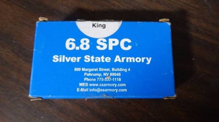 Box of 20 rounds- 6.8mm SPC