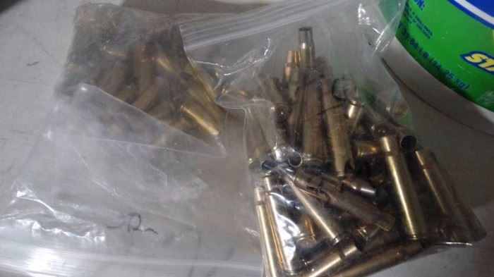 Huge lot of used brass casings- Various calibers