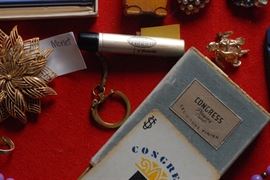 Congress playing cards, First Federal Savings, Greenville, Texas keychain