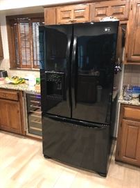 Black LG French Door Refrigerator