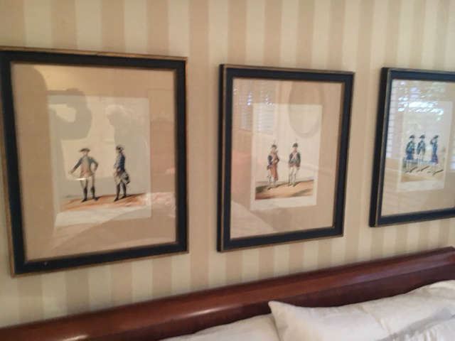 Set of three framed prints
