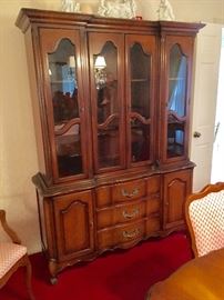French Provincial  china cabinet