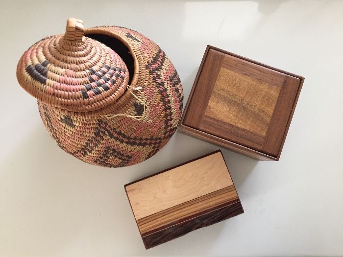 Baskets and Wooden Boxes