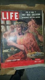 Late 40's and ear;y 50's Life Magazines