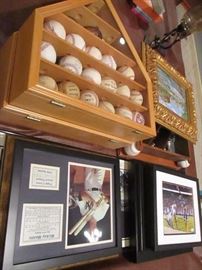 SPORTS MEMORABILIA LAWRENCE TAYLOR SIGNED FOOTBALL NY GIANTS YANKEES-METS AND MORE