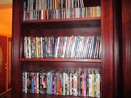 TONS OF DVD'S/CD'S/BOOKS