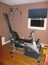 SCHWINN COMP BOWFLEX HOME GYM SCHWINN EXERCISE BIKE