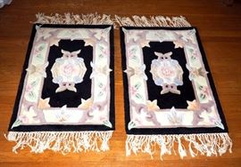 Carved Throw Rugs, 24" x 34", Qty 2