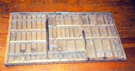 Typeset Tray / Drawer / Knick Knack Wall Tray, 17" x 32"