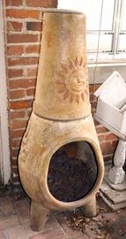 Chiminea, 52"H, Lizard Accents
