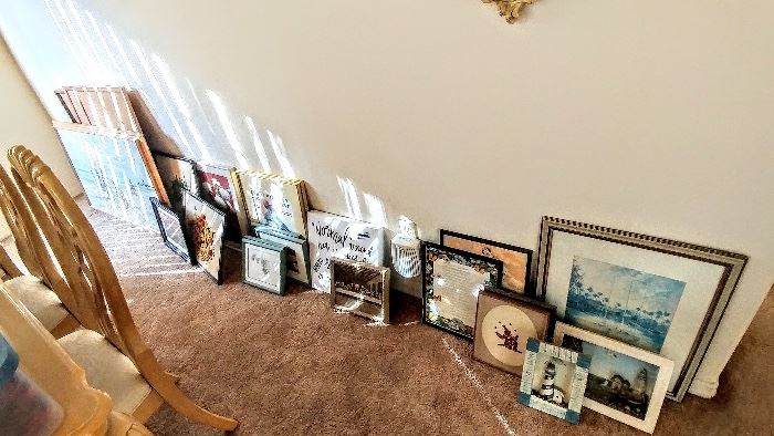 Various wall art, most around $1 each!