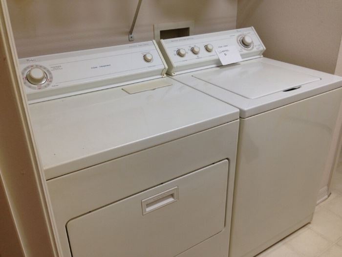 Used washer & dryer.  I ran both today through a complete cycle.