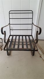 Wrought iron out door furniture