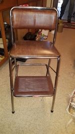 Vintage kitchen step stool