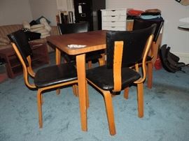 Thonet MCM Table and Chairs (sold as a set)