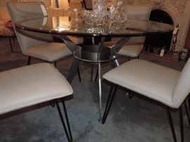 Detail of Vintage Round Table