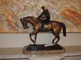 Bronze Horse and Jockey / After Bonheur