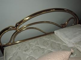 Detail of the Art Nouveau Bed
