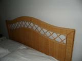 queen size rattan headboard
