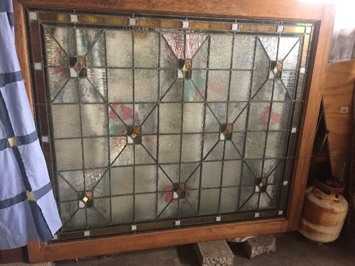 LARGE stained glass window 