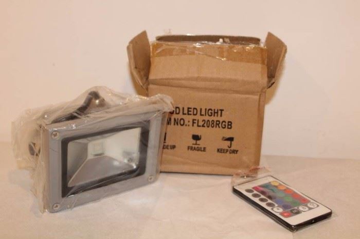 Led 10 Wats Flood Light With Remote control