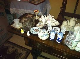 What Not Box, Milk Glass