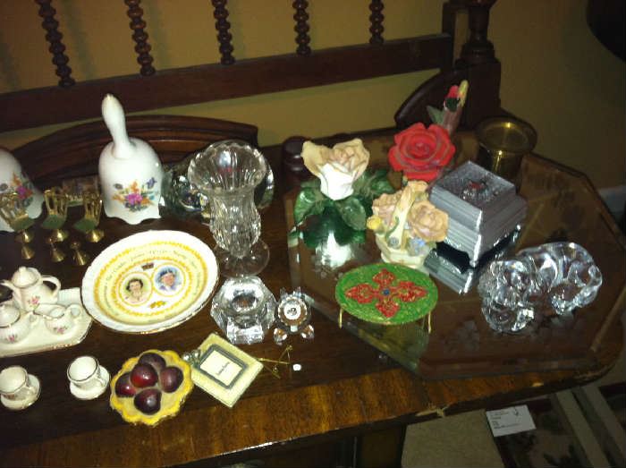 Crystal, Bells, Tea Sets, Crystal Vases