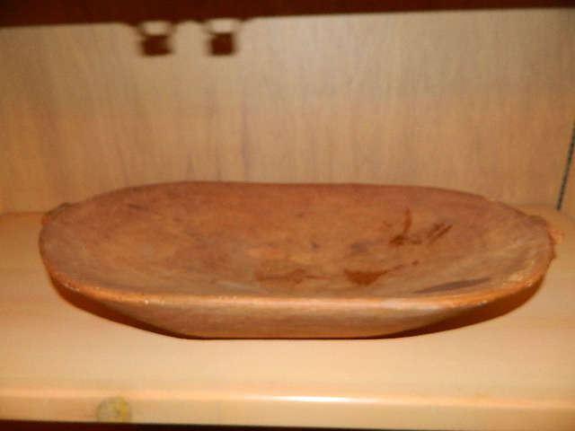 Antique, Another View Of Dough Bowl