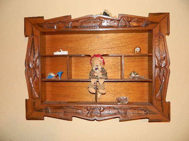 Vintage Collectible Wall Shelf