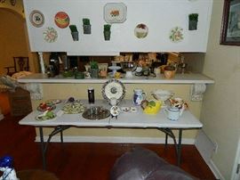 Assorted Tea Pots, Plates, Etc.