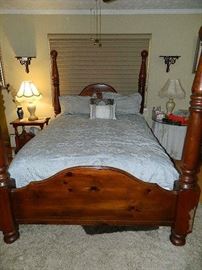Comfortable queen bed