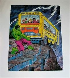 Vintage Hulk Puzzle includes all pieces