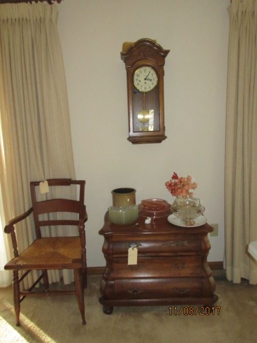 Howard Miller clock, Hekman chest