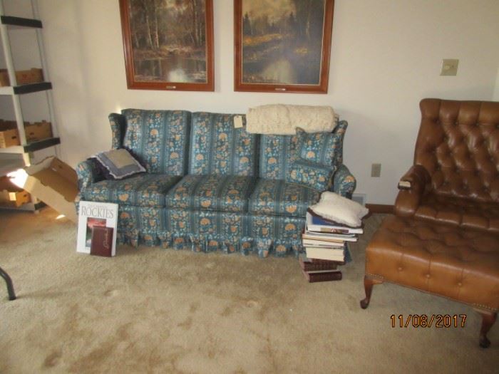 Sofa and Sleepy Hollow chair